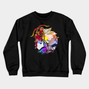 The Legend of Cupid and Psyche-Greek mythology design Crewneck Sweatshirt